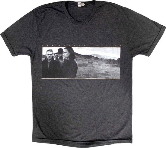 U2 - Joshua Tree Dates 2017 Heren T-shirt - 2XL - Grijs