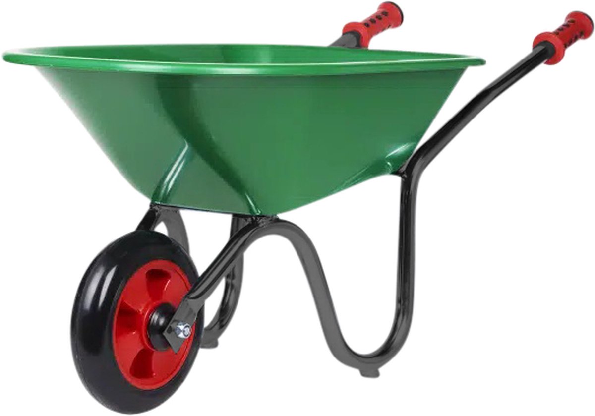 Okido Kinderkruiwagen met kunststof bak Antraciet