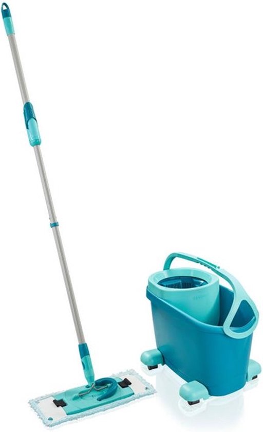 Leifheit Clean Twist M essuie-sol Ergo mobile - ensemble de vadrouille système complet avec roues - 33 cm - 6 litres