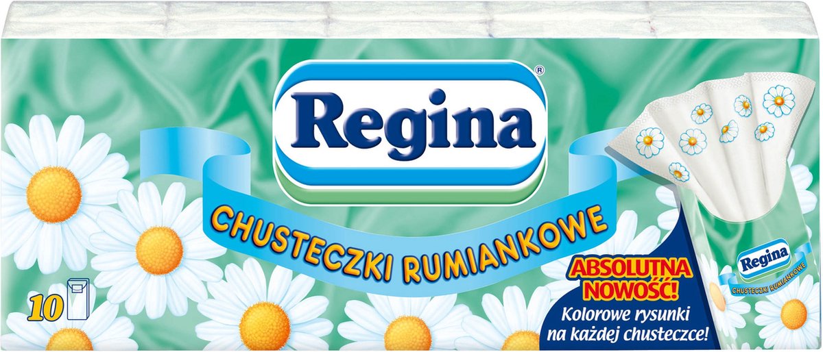 Goedkoopste Regina kamille zakdoeken 10x9 st.