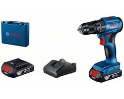 Bosch GSB 185-LI - Boorhamer - 21Nm - 2x2,0 Ah - Borstelloze Motor