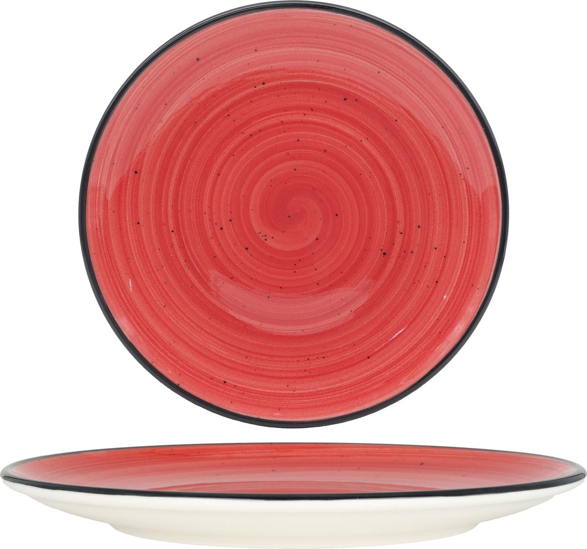 Bonna Dinerbord - Aura Passion - Porselein - 27 cm - set van 6