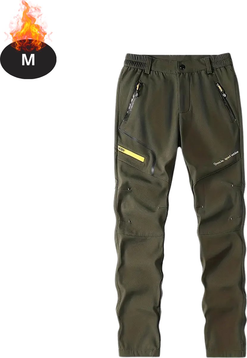 Livano Skibroek Skipak Snowboard Broek Winterbroek Sneeuwbroek Heren Wintersport Leger Groen