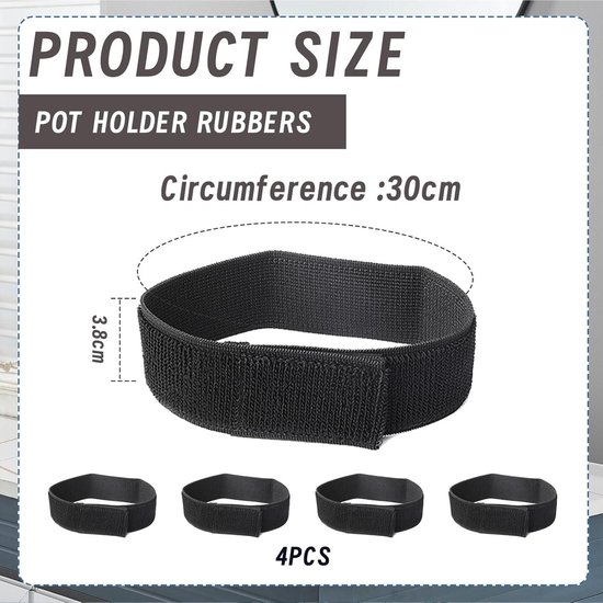 Lot De 4 Pinces à Pantalon De Vélo, Très élastiques, Pour