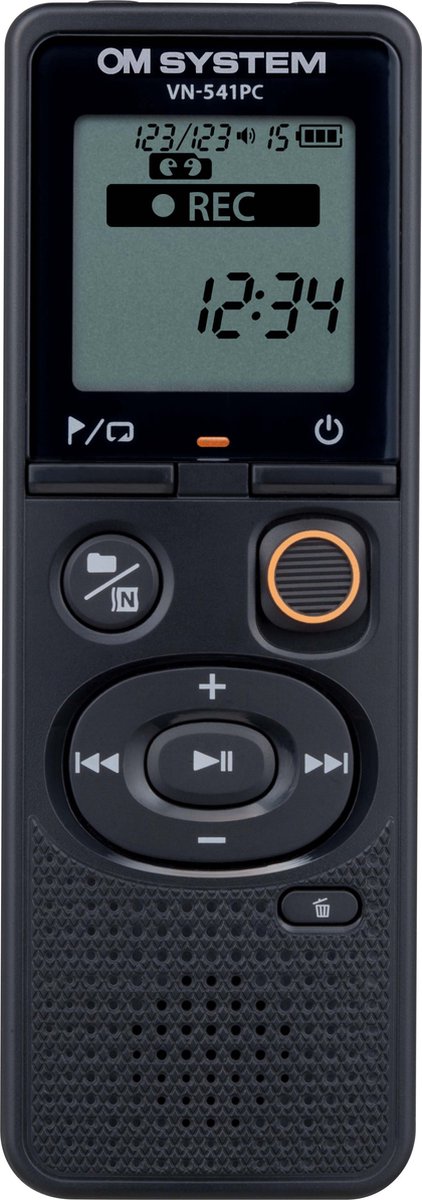 Olympus VN-541PC + CS 131 Intern geheugen Zwart dictaphone