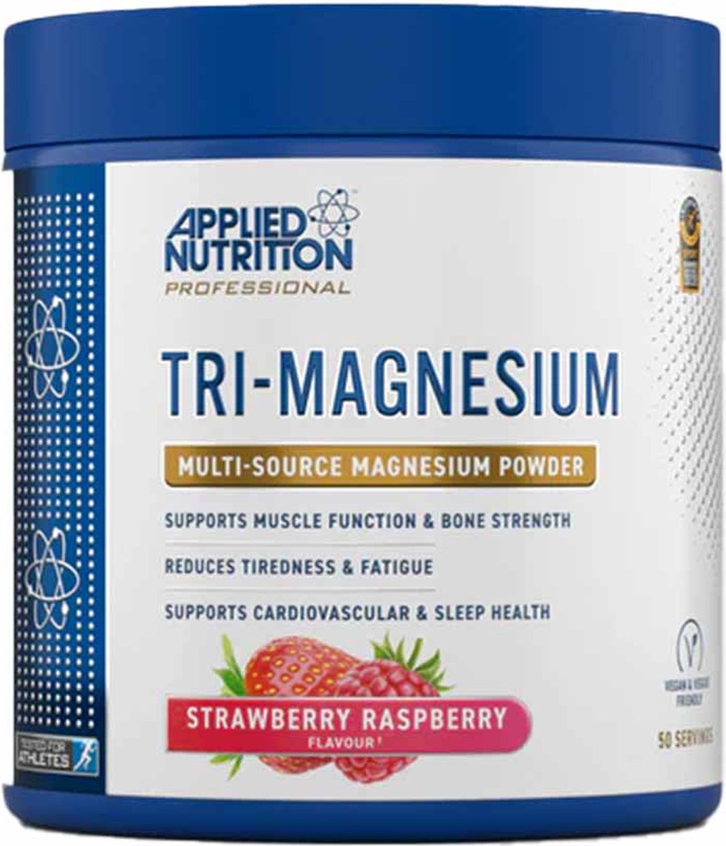 Goedkoopste Tri-Magnesium 50servings Strawberry & Raspberry