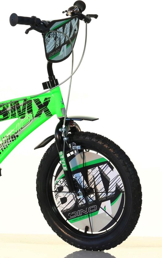 Dino Bikes Bmx Fiets Zwart Jongen van Dino Bikes — afbeelding 2