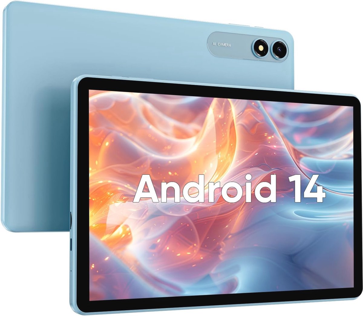 10 Inch Android Tablet met 10GB RAM en 64GB Opslag - Octa-Core Processor, FHD Scherm, 8000mAh en Dubbele Camera