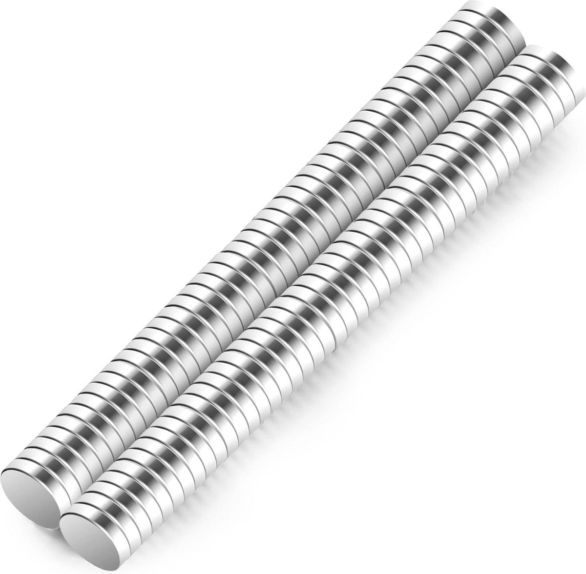 100 stuks Neodymium Magneten 5 x 1 mm - Extra Sterke Mini Ronde Magneten voor Koelkast en Whiteboard