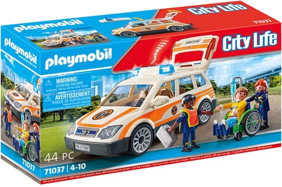 PLAYMOBIL City Life De auto van de noodarts - 71037