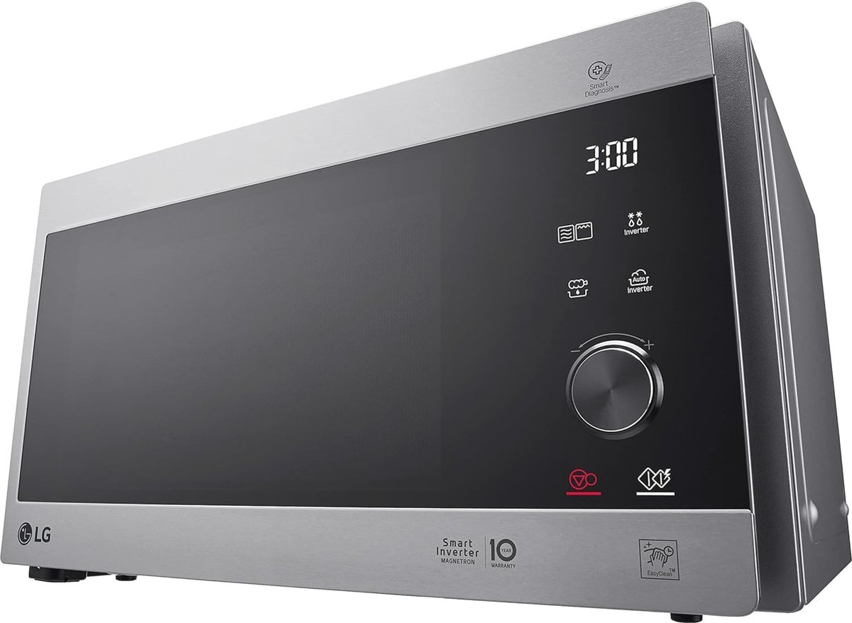 Combi-magnetron 25L met Smart Inverter en Kwartsgrill - Roestvrij Staal thumbnail 6