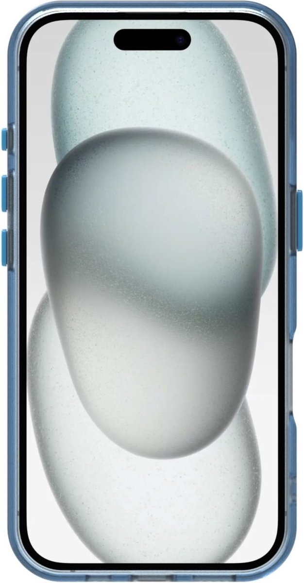 Mobigear Hoesje geschikt voor Apple iPhone 16 Plus Telefoonhoesje Hardcase | Mobigear Crystal Backcover | iPhone 16 Plus Case | Back Cover - Blauw