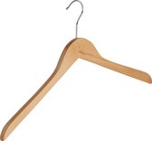 De Kledinghanger Gigant - Cintre - Adultes - 7102BA - 40 Pièces - Cintre Chemisier - Cintre Chemise - Bois de Lotus - Laqué Naturel - Modèle Kinked - 44 cm - Cintre