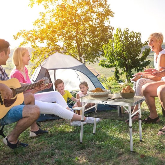 Inklapbare Tafel 180 cm Camping Zwart kopen