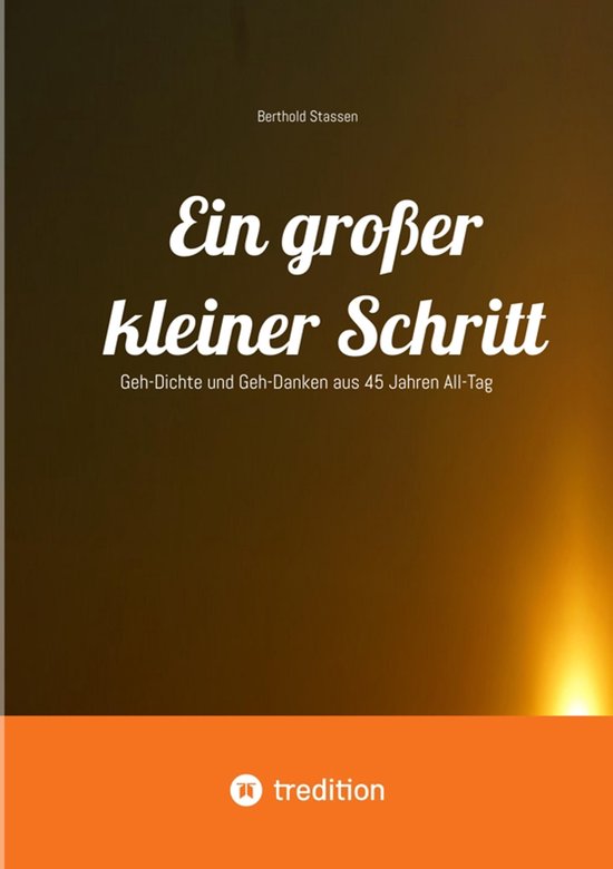 Ein großer kleiner Schritt - Gedichte, Gedanken, Essays - cover