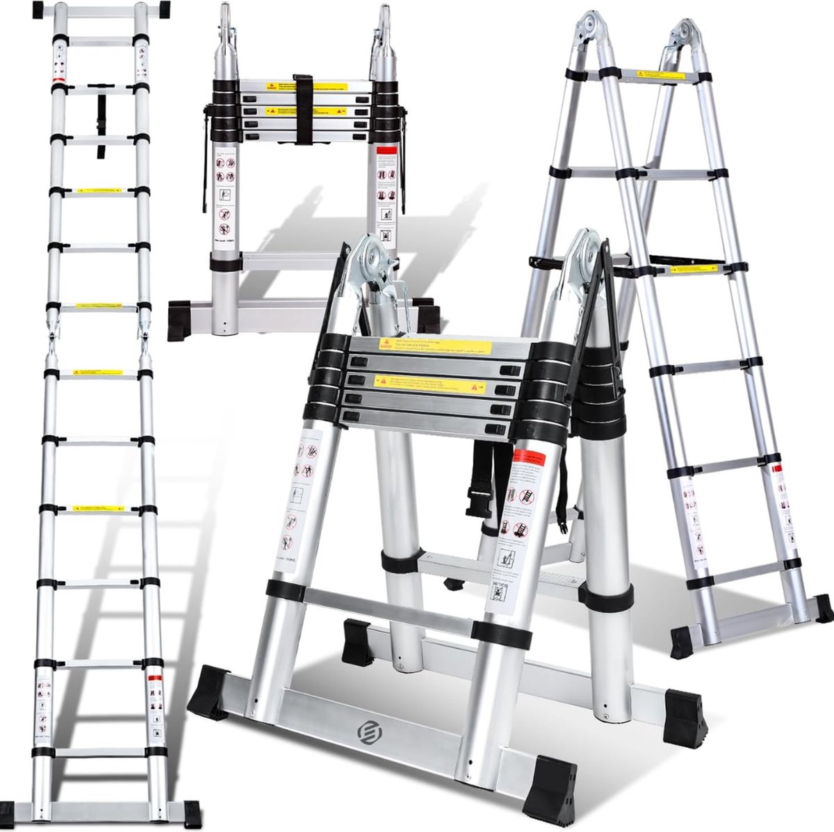 Equivera Huishoudtrap 6 Treden - Keukentrap - Trap Ladder - Professionele Trap - Opstapje