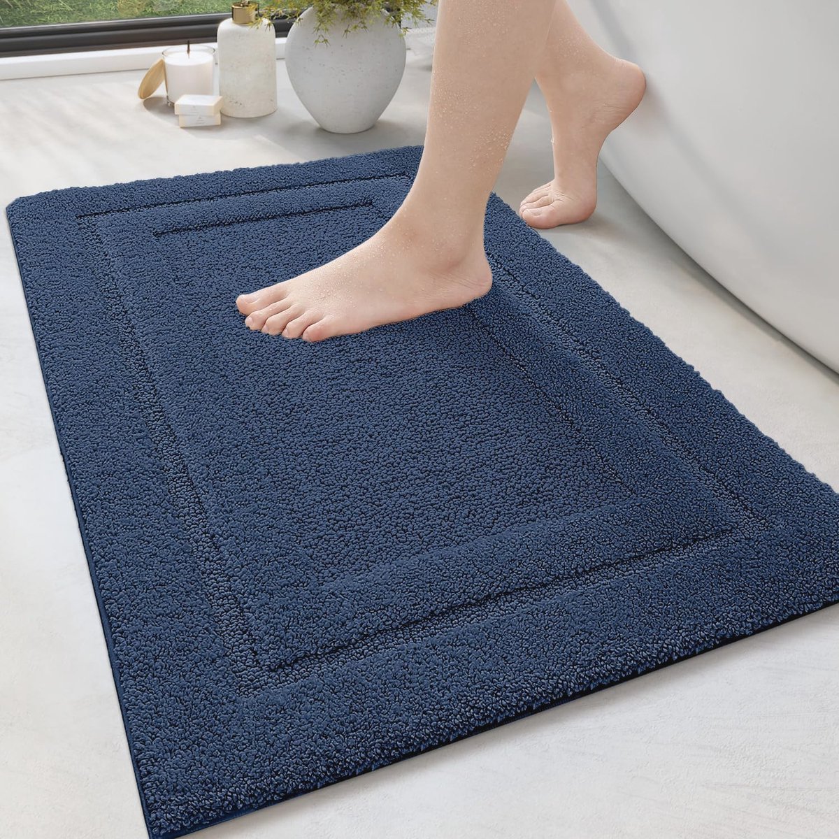 Super Absorberende Badmat 40 x 60 cm - Zacht, Antislip en Wasbaar voor Badkamer