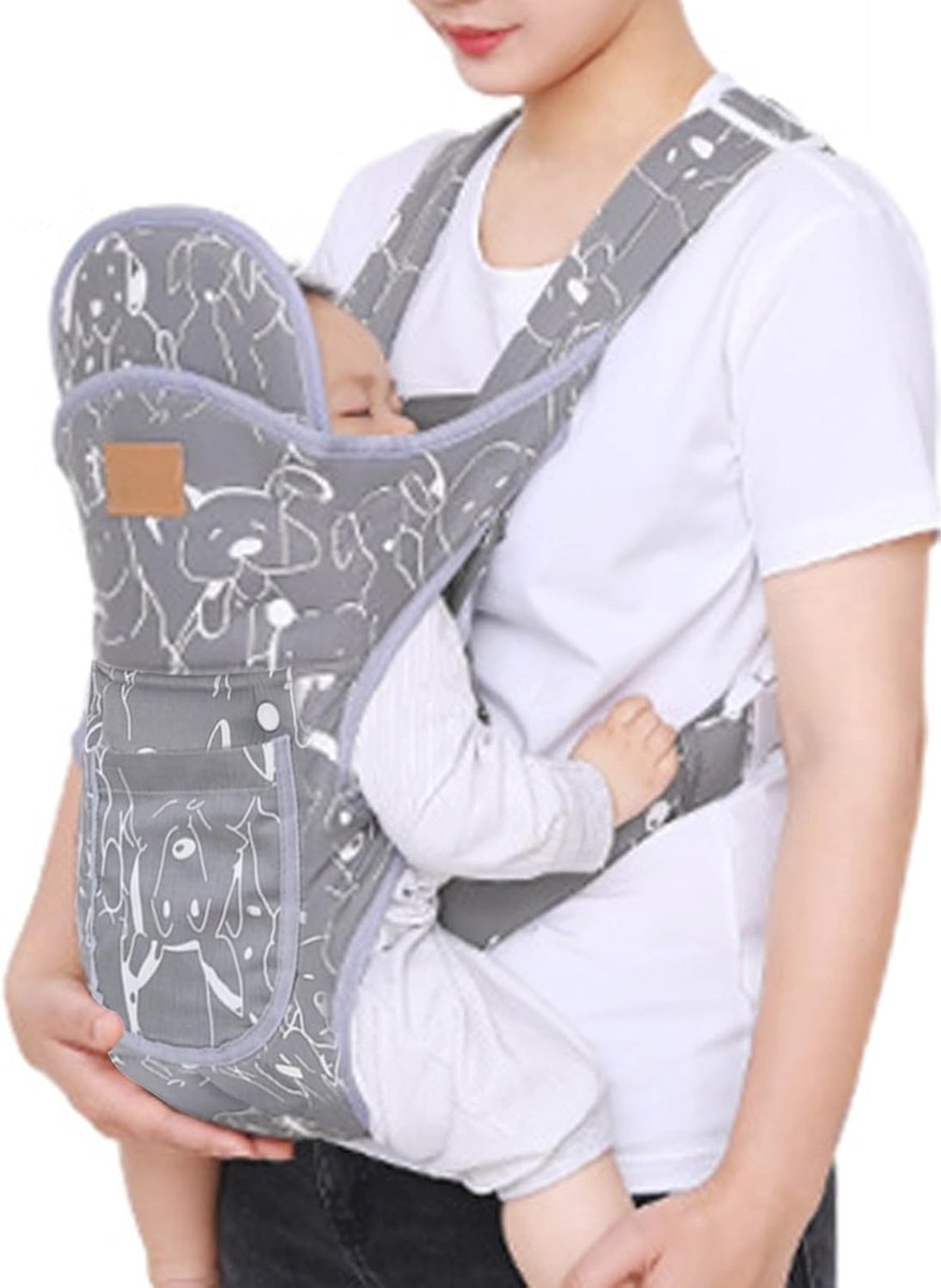 Image of 4-in-1 multifunctionele ergonomische babydrager - ademend en lichtgewicht ontwerp voor peuters
