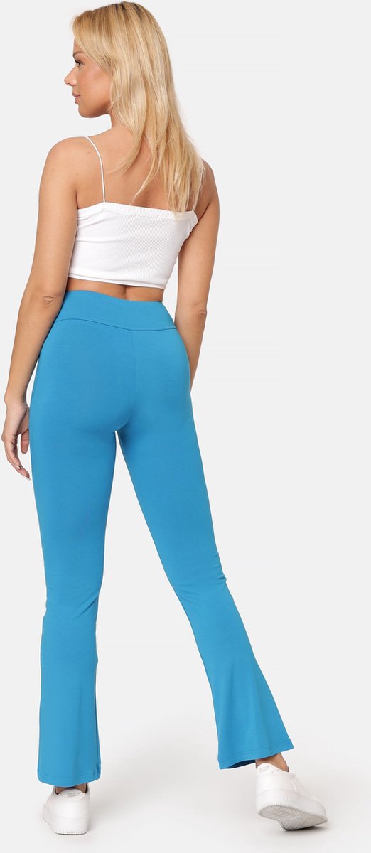 Bellivalini Dames Yogabroek - Sport - Vrijetijdsbroek - Lang - Viscose - Sportbroek - BLV-BLV50-282-YPF - Blauw - M van Bellivalini — afbeelding 2