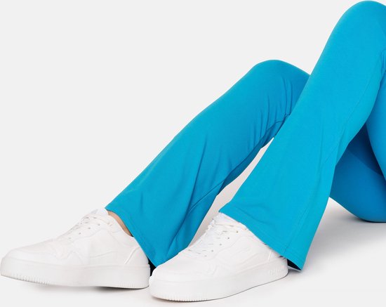 Bellivalini Dames Yogabroek - Sport - Vrijetijdsbroek - Lang - Viscose - Sportbroek - BLV-BLV50-277-YPF - Blauw - XS van Bellivalini — afbeelding 5