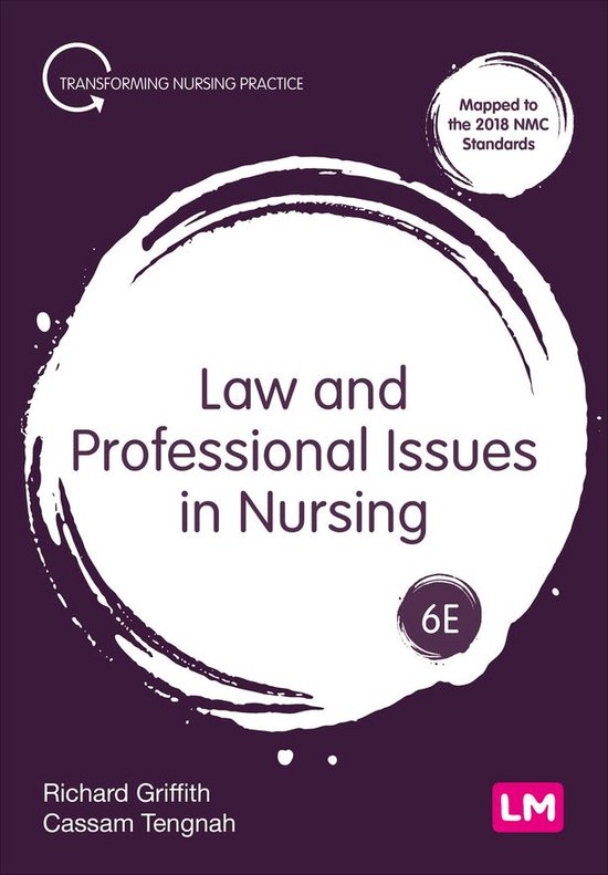 Transforming Nursing Practice Series - Law and Professional  ... - cover