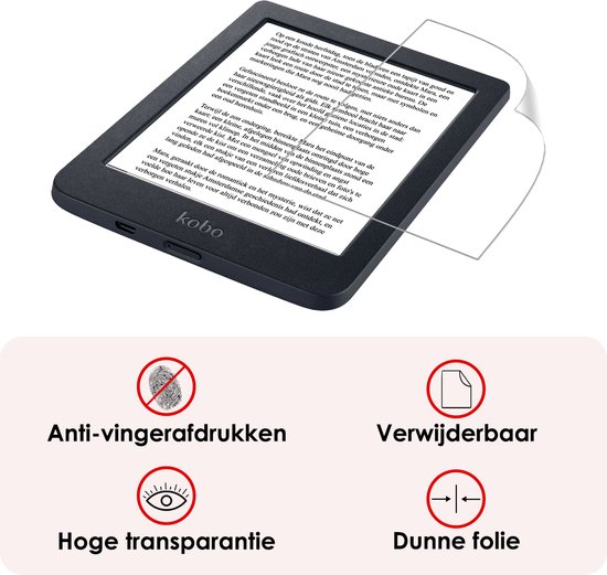 Screenprotector Folie Geschikt voor Kobo Nia Screenprotector Bescherm Folie - Screenprotector Folie Geschikt voor Kobo Nia Screenprotector Telefoon Folie — afbeelding 3