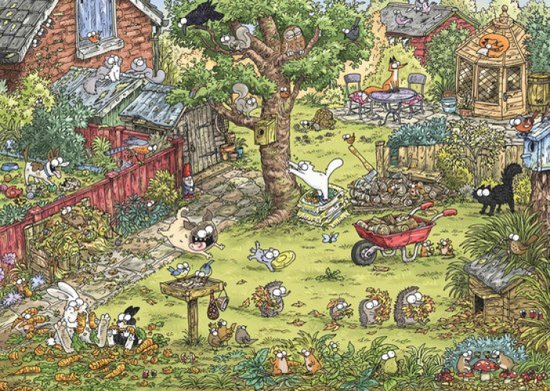Simon's Cat Puzzle 1000 stukjes