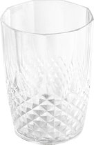 Klare Bulk-Glas becher mit subtilen, gerippten Cocktail gläsern für Hochzeits be