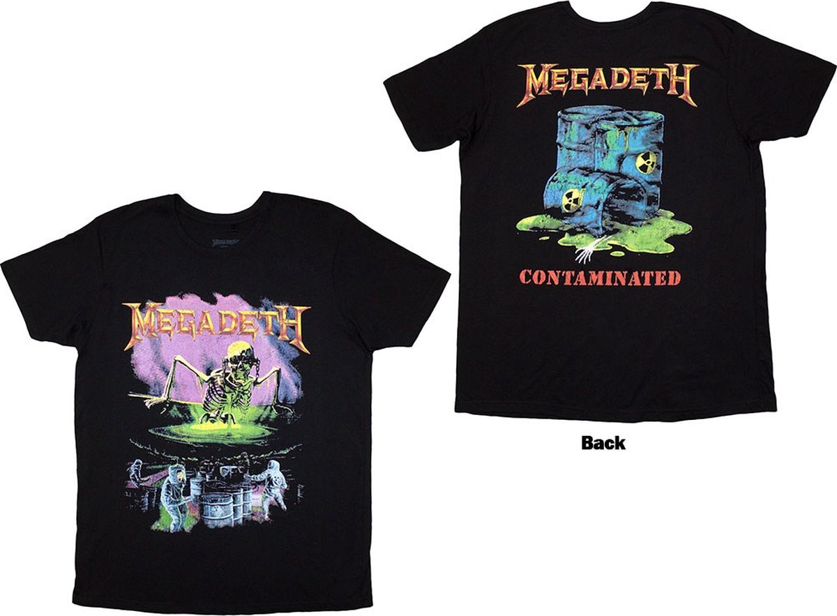 Megadeth - Contaminated Heren T-shirt - XXL - Zwart