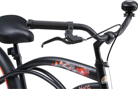 Bikestar 24 inch Cruiser kinderfiets, zwart van Bikestar — afbeelding 3