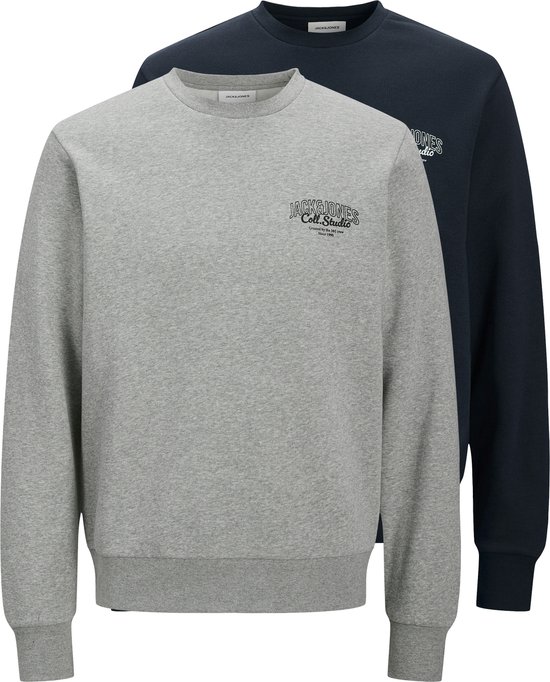 JACK&JONES - JJMAKOTO SWEAT COL ROND 2PK MP - Homme - Sweats