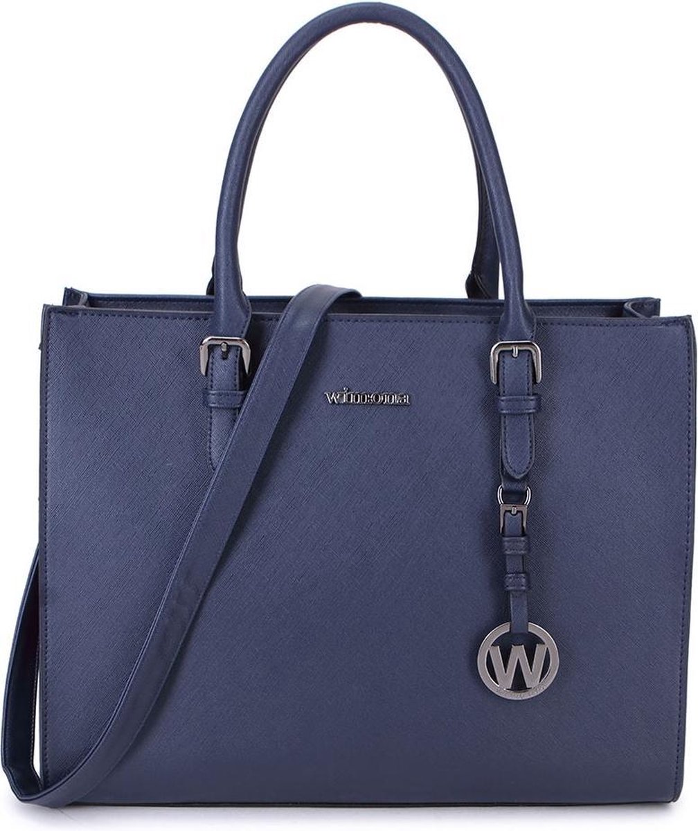 Wimona Natalia One 3016 Handtas / Schoudertas - Donkerblauw