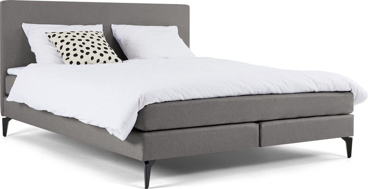 Maxi Boxspring Cisano - 120 x 200 cm - light grey