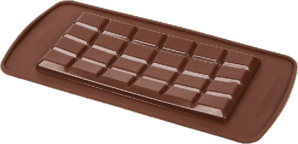 Chocolade Vorm - Bruin - Siliconen - 11 x 21 - Dubai Chocolate - Bakken