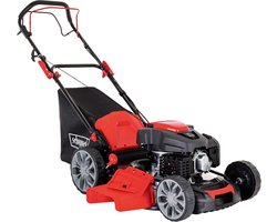 Scheppach Grasmaaier Benzine MS225-56 - Zelfrijdend - Mulchfunctie - 56cm maaibreedte - 4-takt - 224cc - 6pk - Voor tuinen tot 2200m² - met 65L opvangbak