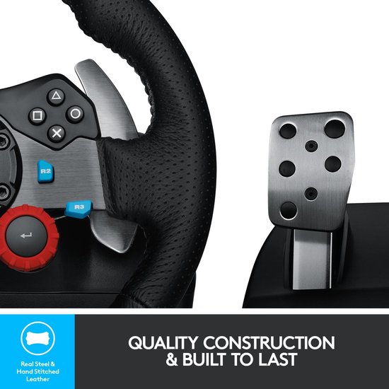Logitech G29 - Gaming Stuurwiel - Driving Force - Racing + Pedalen - PS4, PS5 & PC