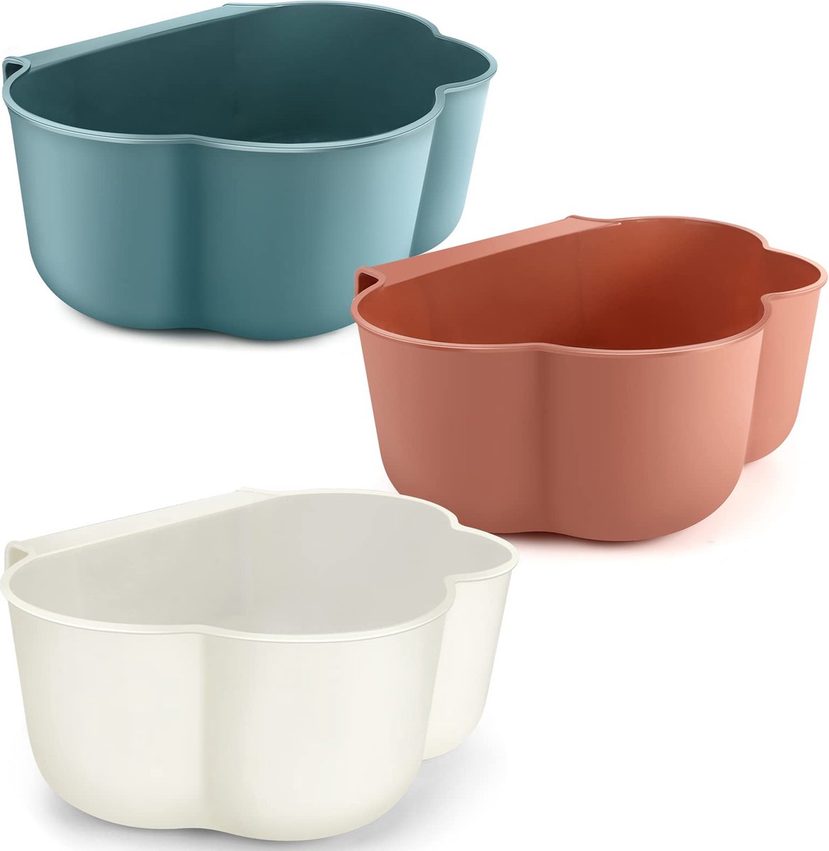 Goedkoopste Goodivery ® Handige Ophangbare Afvalbakken Set voor Keuken en Luiertafel Organisatie, 3 Stuks