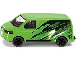 foto van Siku speelgoedauto VW Transporter miniatuur model multicolor.