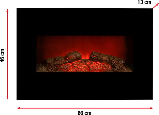 ClassicFire Memphis Cheminee Electrique - 1800W - LED