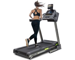 Capital Sports Infinity Pro 4.0 Loopband – 7 PK Treadmill, Loopvlak 50 x 140 cm, tot 21 km/u, 15% Helling, Ventilator, Dempingssysteem, Opvouwbaar, tot 100 kg, Grijs