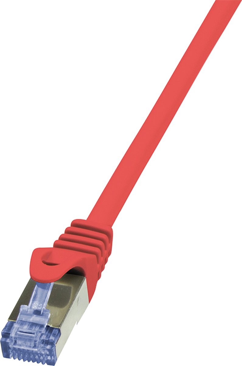 LogiLink 7.5m Cat.6A 10G S/FTP netwerkkabel Rood 7,5 m Cat6a S/FTP (S-STP)