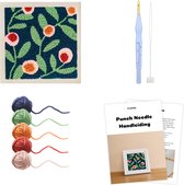 13st Punch Needle Kit, Punch Borduurset met 7 Maten Punch-Naaldkoppen Punch Needle Starter Kit voor Volwassen Beginners Flossen Kruissteek DIY Ambacht
