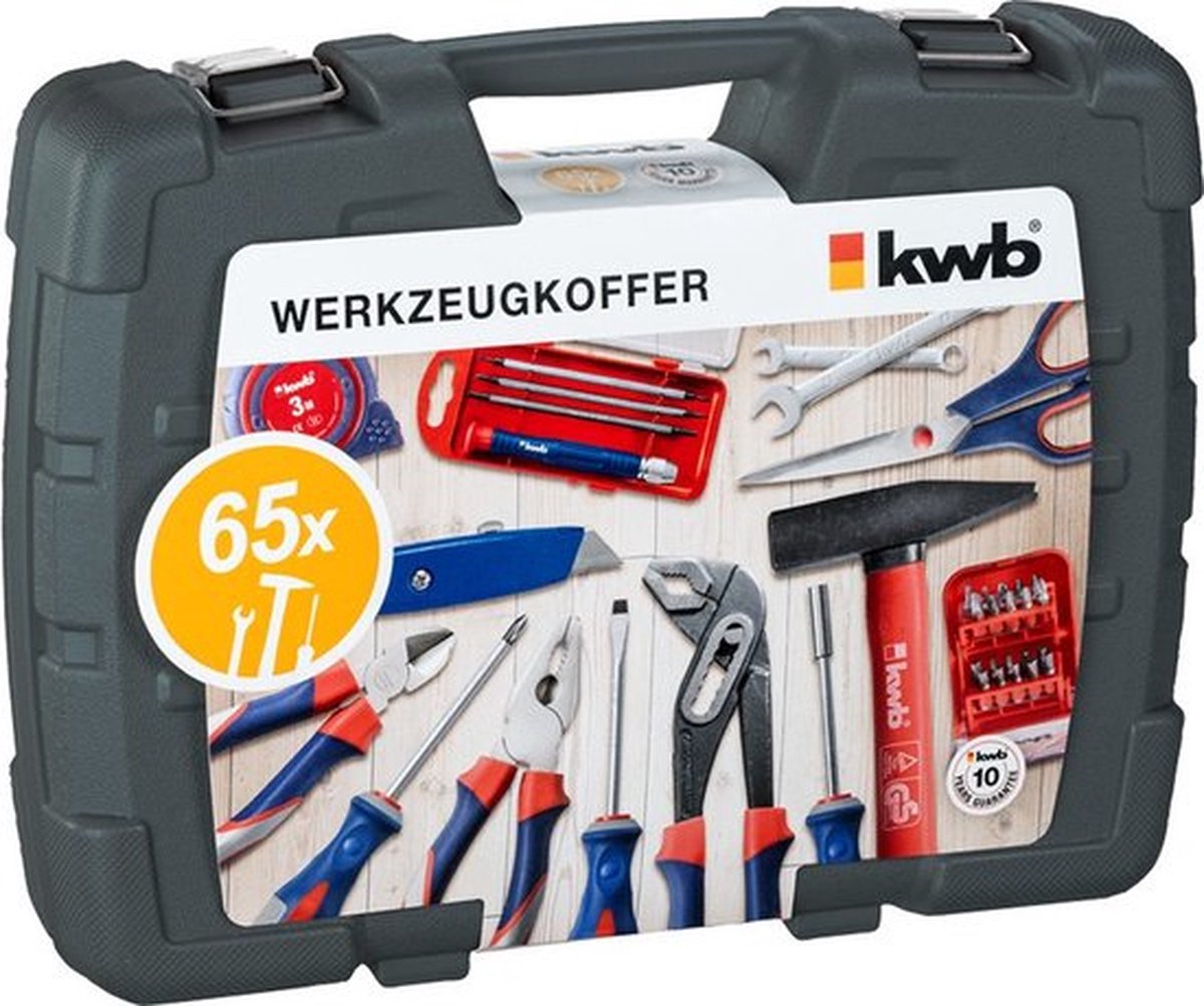 KWB gereedschapskoffer 65-delig kopen