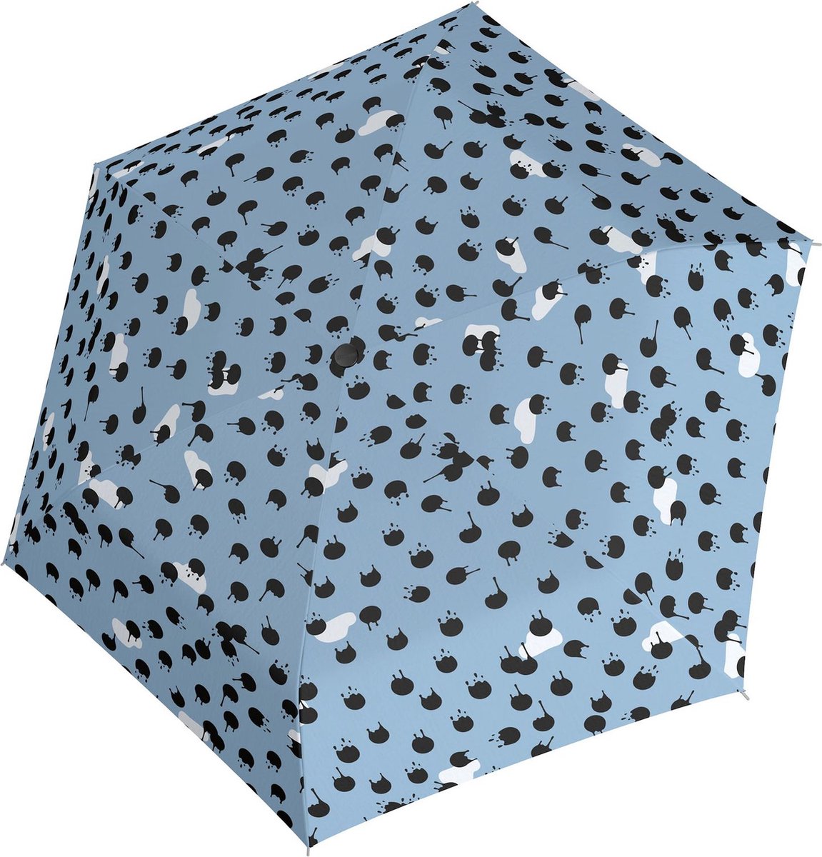 Knirps Paraplu US.050 Ultra Light Slim Manual Rainy Day Ice Lichtblauw