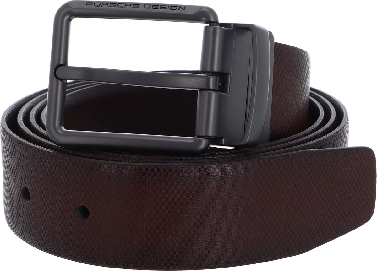 PORSCHE DESIGN Leren riem Business Belt Reversible 3,5 W100 Dark Brown bruine