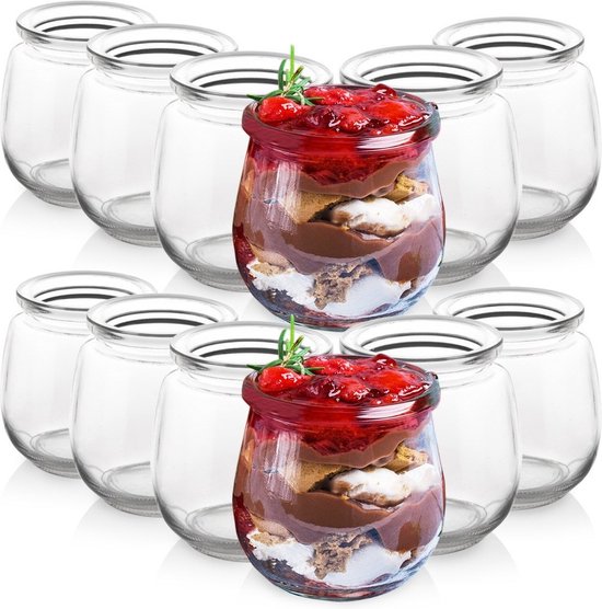 Potjes voor desserts van 300 ml - 12 stuks