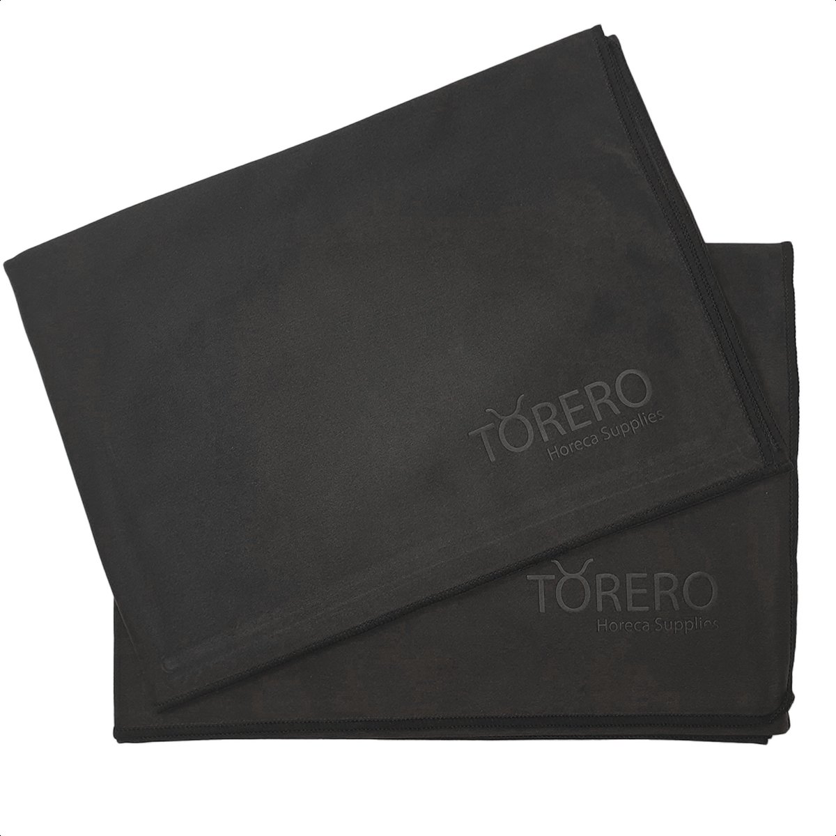 Goedkoopste Torero Horeca Nano Glasdoek - Schoonmaakdoeken - Poleerdoek - Zwart - 70x50 cm