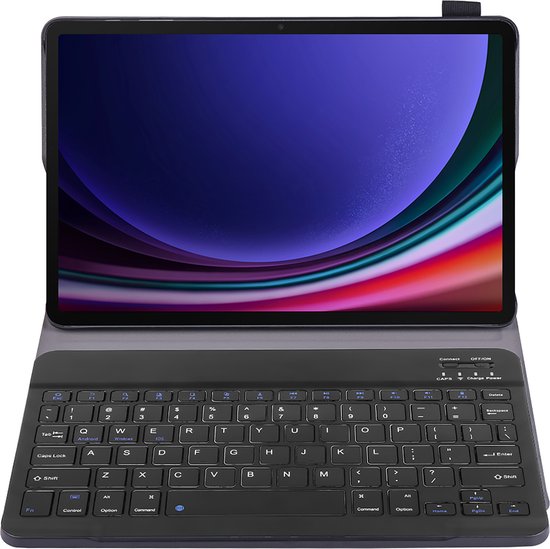 iPad mini 4 Toetsenbord Hoesje Keyboard Case Zwart iPad mini 4 Toetsenbord Hoesje Keyboard Case Zwart