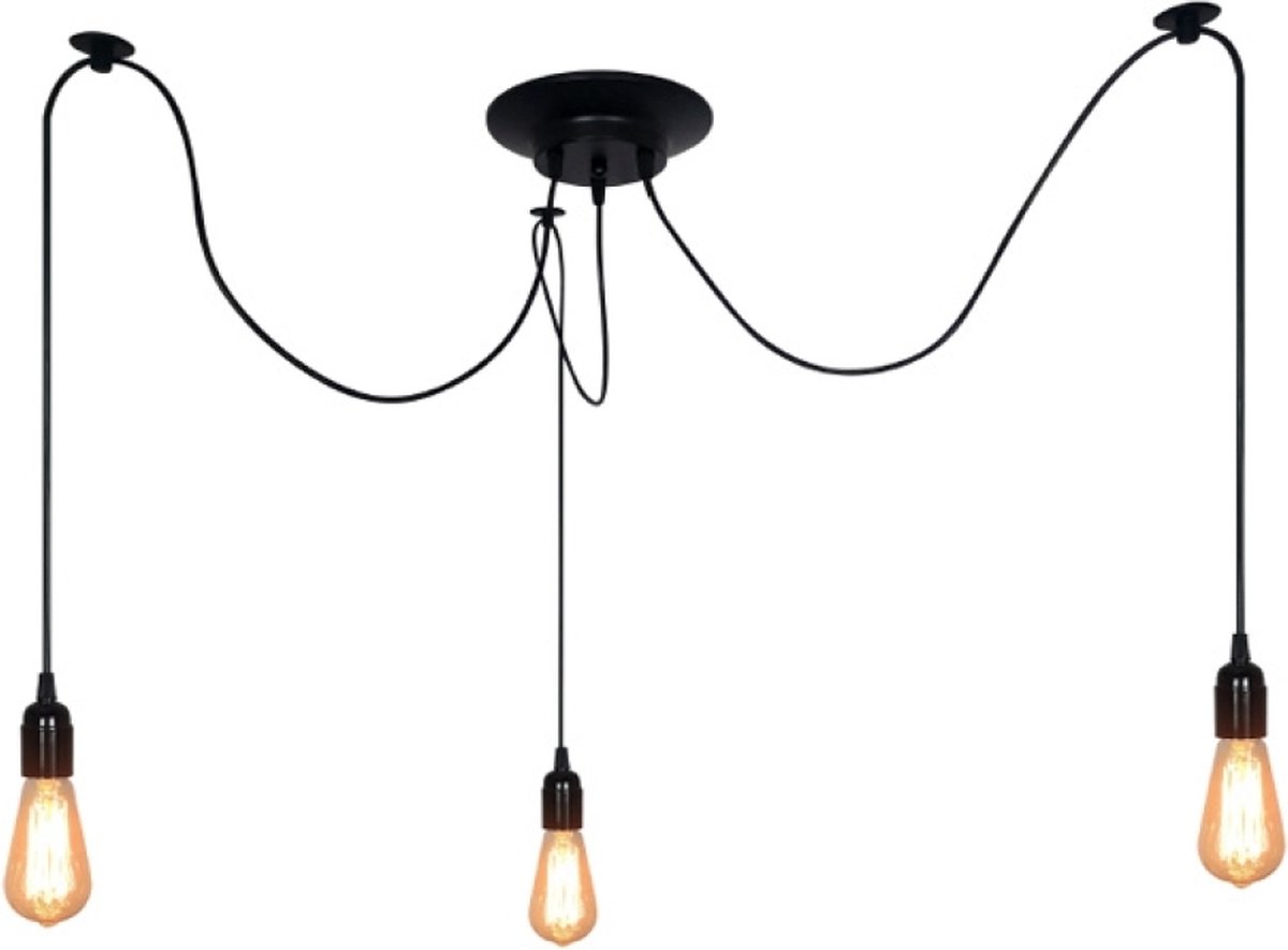 OHNO - Woonaccessoires - Callisto Hanglamp - Zwart - Tijdloos - Modern - Industrieël