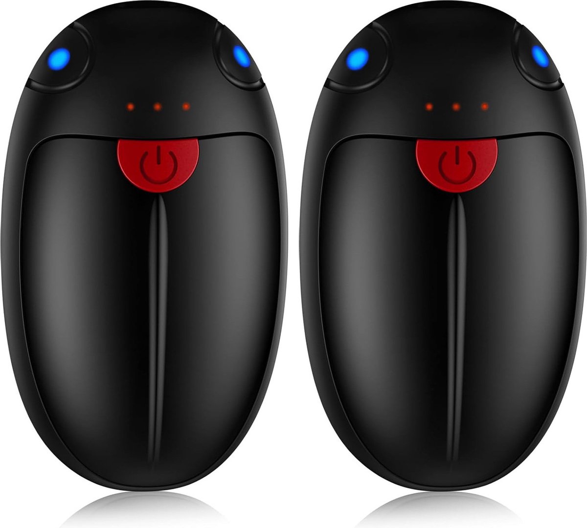 oCreon Oplaadbare Handwarmer 2-Pack 6000mAh Elektrisch 3 Temperatuurniveaus 20u Warm voor Sport